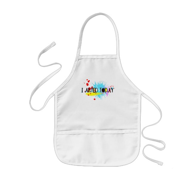 Delantal Infantil Arrepito Hoy Divertido Pun (Frente)