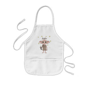 Delantal Infantil Arte de personaje de Dobby en acuarela