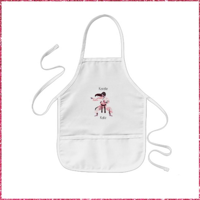 Delantal Infantil Artes marciales de la Chica Cute Karate (Subido por el creador)