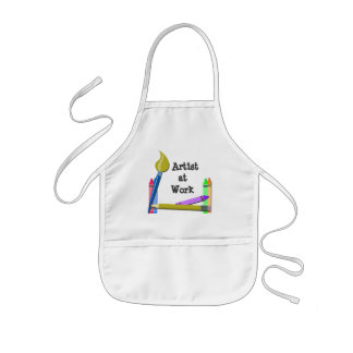 Delantal Infantil Artista en el trabajo
