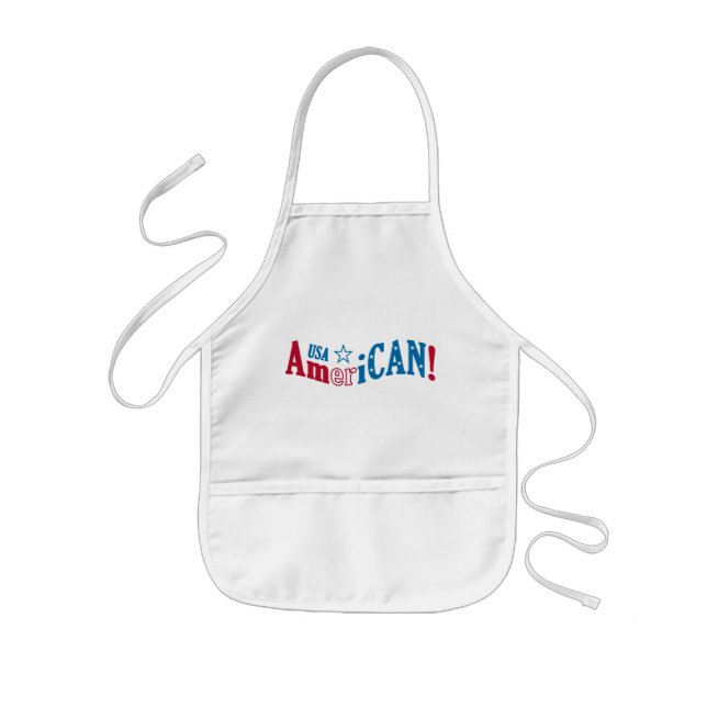 Delantal Infantil Auricular de AmeriCAN! - elegir estilo (Frente)