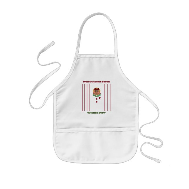 Delantal Infantil "Auxiliar de vacaciones" (para ella) Apron de su h (Frente)