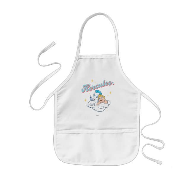 Delantal Infantil Baby Hercules and Pegasus on a Cloud Kids' Apron (Frente)