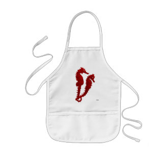 Delantal Infantil Baile De Los Caballos De Mar (Rojo)