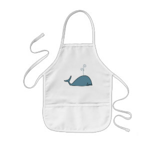 Delantal Infantil Ballena azul