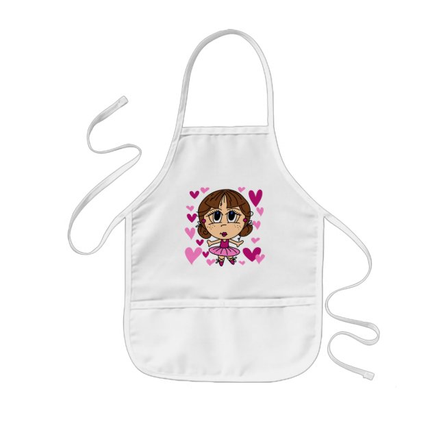 Delantal Infantil Ballerina Chica (Frente)