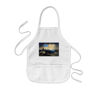 Delantal Infantil Bandera Americana celestial en el cielo, Zouave Gu