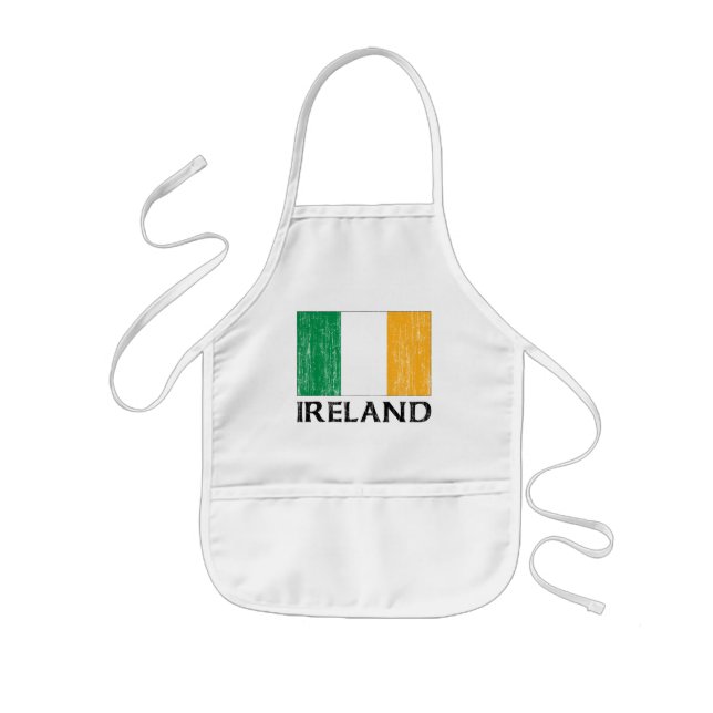 Delantal Infantil Bandera de Irlanda (Frente)
