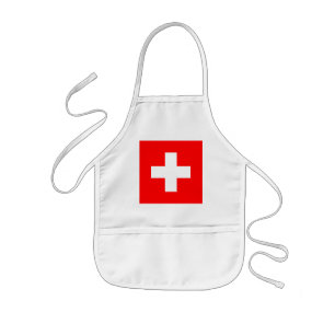 Delantal Infantil bandera de suiza