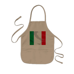 Delantal Infantil bandera italiana e Italia