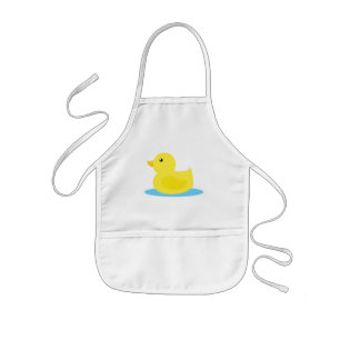 Delantal Infantil Bath Time Yellow Duck