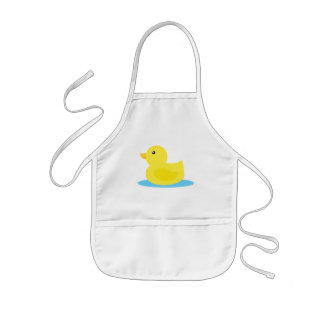 Delantal Infantil Bath Time Yellow Duck