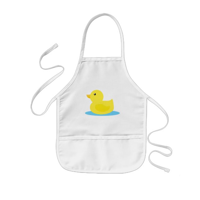 Delantal Infantil Bath Time Yellow Duck (Frente)