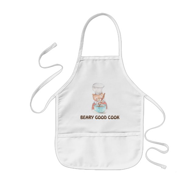 Delantal Infantil Beary Good Cook | Horquilla para niños (Frente)