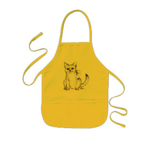 Delantal Infantil Beckoning Kitty Cat Maneki Neko