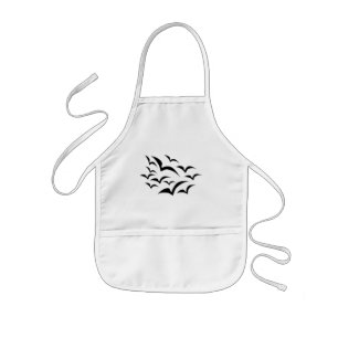 Delantal Infantil Black Bat Cloud Kids Cocinando Apron