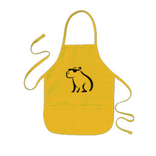Delantal Infantil Bolsa de mano con diseño de pincel de tinta de cap