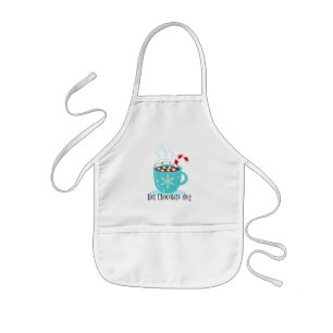 Delantal Infantil Bomba de chocolate caliente