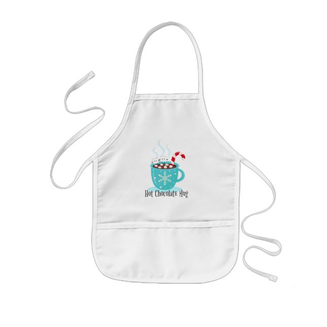 Delantal Infantil Bomba de chocolate caliente (Frente)