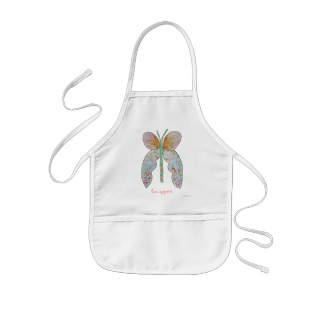 Delantal Infantil bon appétit ariel butfly apron (Frente)