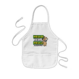 Delantal Infantil Boo-Boo Bear Hola Hola Desde Jellystone