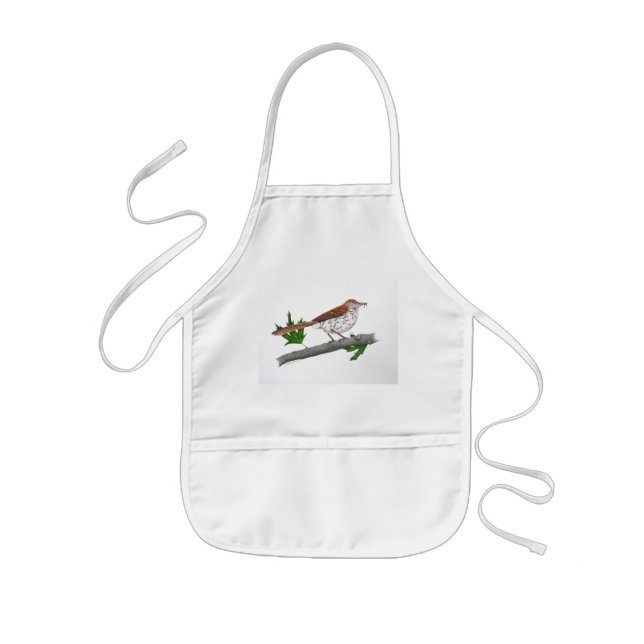 Delantal Infantil Brown Thrasher Kids Apron (Frente)
