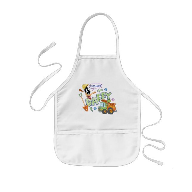 Delantal Infantil BUGS BUNNY BUILDERS™| DAFFY DUCK™ Sketch Art (Frente)