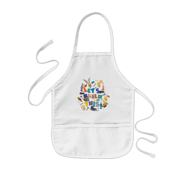 Delantal Infantil BUGS BUNNY BUILDERS™| "Vamos a construir esto" Col (Frente)