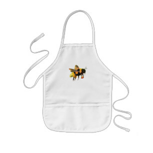 Delantal Infantil Bumble Bee cargando polen