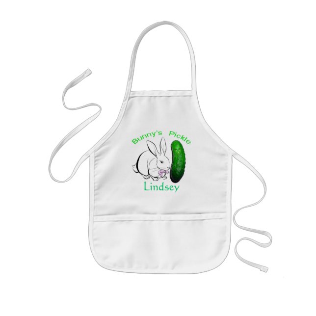 Delantal Infantil bunnyslogo2 copia, Lindsey (Frente)