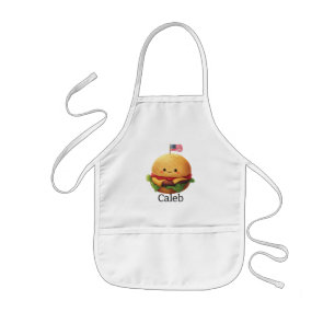 Delantal Infantil Burger Personalizada de Estados Unidos