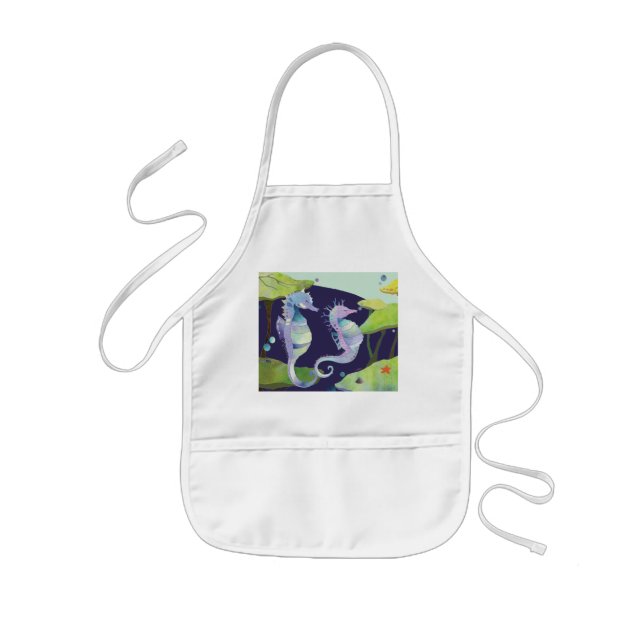 Delantal Infantil Caballo marino soñador (Frente)
