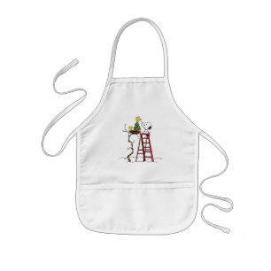 Delantal Infantil Cacahuetes Árbol de Navidad Snoopy & Woodstock