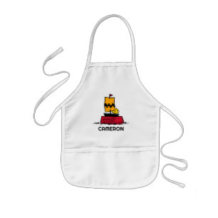 Delantal Infantil Cacahuetes   Barco de vela de Woodstock Snoopy Dis