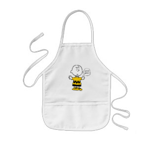 Delantal Infantil Cacahuetes   Buen dolor Charlie Brown
