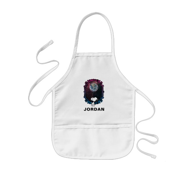 Delantal Infantil Cacahuetes | Globo Snoopy Spout (Frente)
