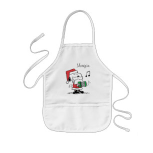 Delantal Infantil Cacahuetes Snoopy Santa Claus Accord