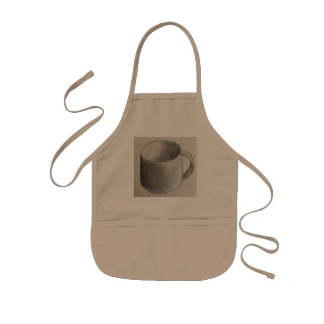 Delantal Infantil Café Cup Apron (Frente)