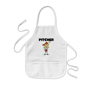 Delantal Infantil Camisetas y regalos para niñas lanzadoras