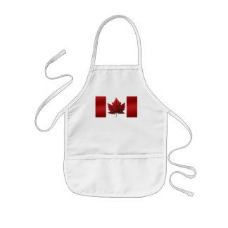 Delantal Infantil Canadá Souvenir Apron Canada Maple Leaf Souvenir