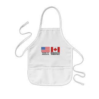 Delantal Infantil Canadiense americano