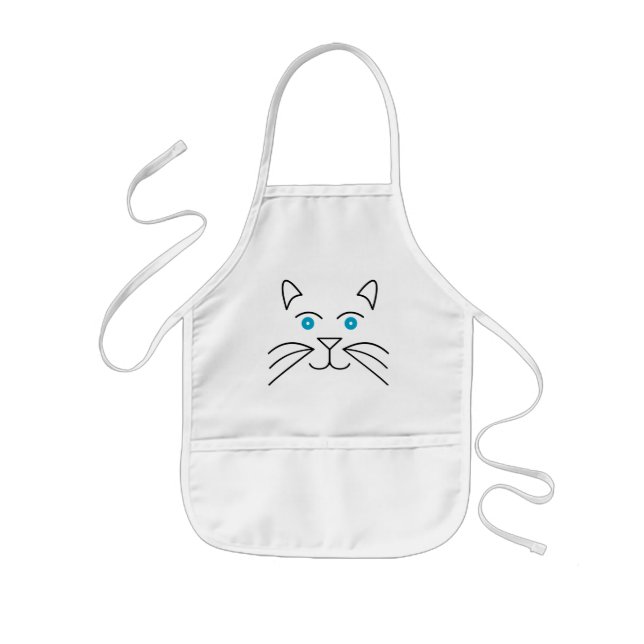Delantal Infantil Cara de gato (Frente)