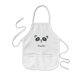 Delantal Infantil Carácter lindo panda niños