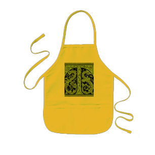 Delantal Infantil Carta T con Dragones Apron