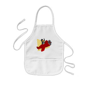 Delantal Infantil Cartojo de pingüino volador