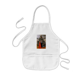Delantal Infantil Casa Blanca de los Navidades Bill y Hillary Clinto