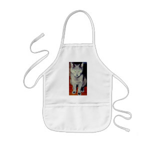 Delantal Infantil Cat #6, niños Apron