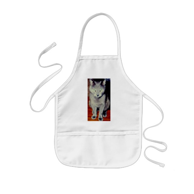 Delantal Infantil Cat #6, niños Apron (Frente)