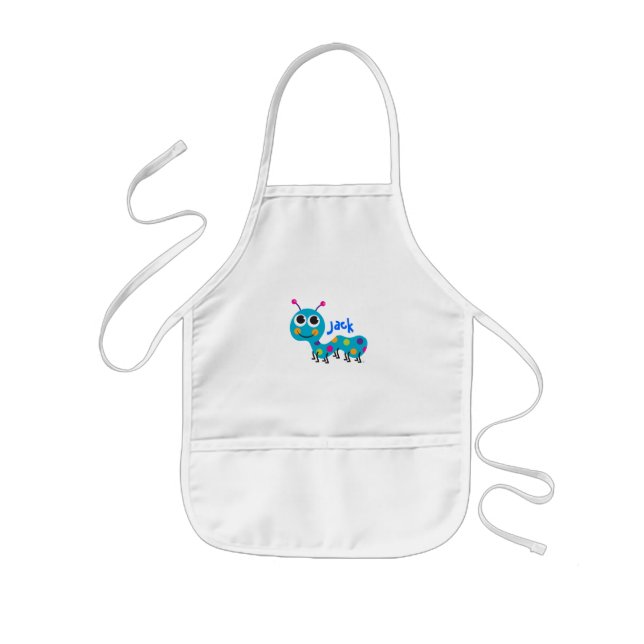 Delantal Infantil Caterpillar lindo (Frente)