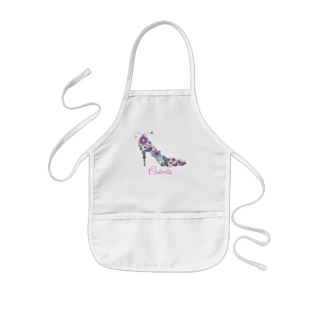 Delantal Infantil Cenicienta - Niños Apron / Zapato (Frente)